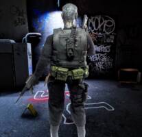 Skull face Punisher (Punisher) Custom Action Figure [Punisher]