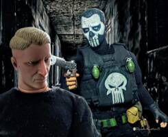 Skull face Punisher (Punisher) Custom Action Figure [Punisher]