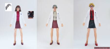 Dr Harleen Quinzel (Batman) Custom Action Figure [Dr. Harleen Quinzel custom action figure before and after]