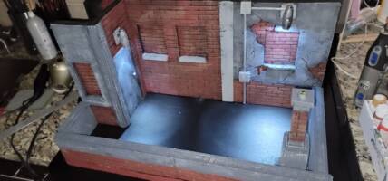 Roof top (Marvel) Custom Diorama / Playset