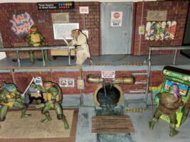 TMNT Sewer (Teenage Mutant Ninja Turtles) Custom Diorama / Playset
