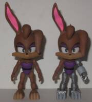 2 Bunnies (including derobotocized variant) (Sonic) Custom Action Figure