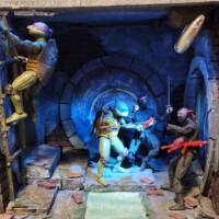 Tmnt Playset (Teenage Mutant Ninja Turtles) Custom Diorama / Playset