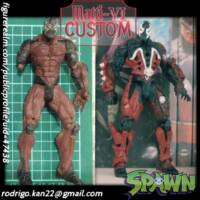 Repainted, fixed and custom of Spawn Battleclad #1 (The Making of) (Spawn) Custom Action Figure