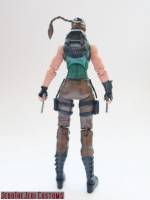 Lara Croft (Tomb Raider) Custom Action Figure [Lara Croft custom action figure back]