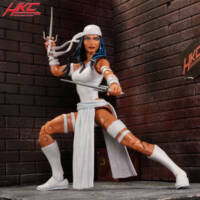 Elektra Natchios (White outfit) (Marvel Legends) Custom Action Figure