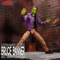 Bruce BANNER (Mid-Transformation) (Marvel Legends) Custom Action Figure