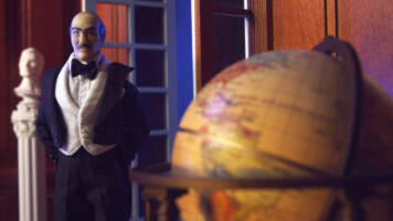 9Art Custom Collectibles: ALFRED PENNYWORTH (Batman) Custom Action Figure