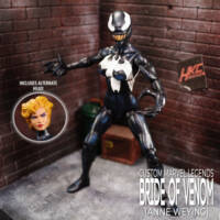 She-Venom ( Bride of Venom from Sinner Takes All) (Marvel Legends) Custom Action Figure