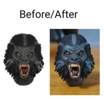 American Werewolf In London Nightmare Demon Wolf Head Fix (Horror) Custom Action Figure