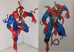 Bile (Spider-Man) (Marvel Legends) Custom Action Figure [Comparison]