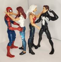 Casual Mary Jane (MJ) Watson and Felicia Hardy (Black Cat) (Marvel Legends) Custom Action Figure