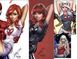 Casual Mary Jane (MJ) Watson and Felicia Hardy (Black Cat) (Marvel Legends) Custom Action Figure