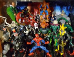 Hobgoblin (Marvel Legends) Custom Action Figure [final shot on display with stand]