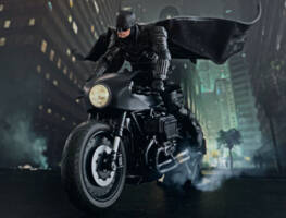 The Batman Mcfarlane (Movie 2022) (Batman) Custom Action Figure [The Batman on a ride]