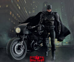 The Batman Mcfarlane (Movie 2022) (Batman) Custom Action Figure [The Batman and Batcycle]