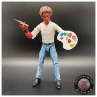Deadpool dressed as Bob Ross (Marvel Legends) Custom Action Figure