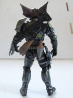 Gromek – Chadra-Mag Bounty Hunter (Star Wars) Custom Action Figure [Rear View]