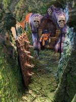 Handmade Fortress of Fangs (Dungeons and Dragons) Custom Diorama / Playset [Exterior]