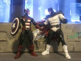 Flags masher V.2 (Captain America) Custom Action Figure