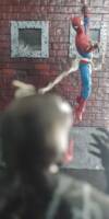 Roadside Brick Building Diorama (Marvel Legends) Custom Diorama / Playset [Roadside Brick Build Diorama.]