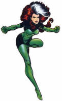 Rogue (green and black suit) (Marvel Universe) Custom Action Figure