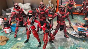 Arashikage female red ninja(s) (G.I. Joe Classified) Custom Action Figure