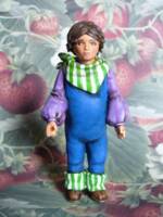 Hucklyberry Pie and Pupcake - Eighties Vintage style (Strawberry Shortcake) Custom Miniature / Figurine [Huckleberry Pie and Pupcake]
