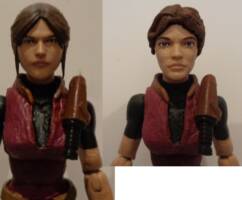 Claire Redfield (Resident Evil) Custom Action Figure [Comparison with the old & the new head]
