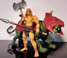 Savage He-Man / Battle Cat (Masters of the Universe) Custom Action Figure
