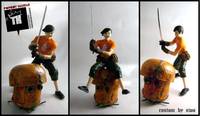 6" TK Tomorrow Kings with severed bothead (Pulp Characters) Custom Action Figure