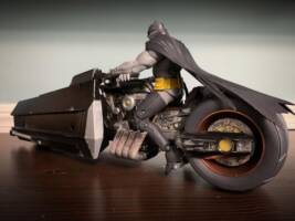 Batman White Knight Batcycle (DC Multiverse) Custom Vehicle