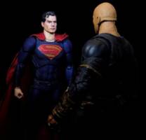 Superman Black Adam movie head for Mafex (DC Universe) Custom Action Figure