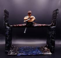 Custom statue Gibson Rickenbacker (JCVD) from the movie CYBORG 1989 (Jean-Claude Van Damme) Custom Statue / Bust