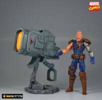 Cable with Omega one Pulse Rifle (X-Men) Custom Action Figure