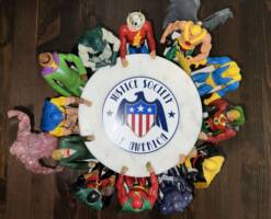 Justice Society Table (DC Universe) Custom Diorama / Playset