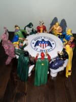 Justice Society Table (DC Universe) Custom Diorama / Playset
