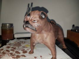 Lockjaw (2023) (Marvel Legends) Custom Statue / Bust
