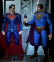 NECA Evil Superman Christopher Reeve re-sized to 6" scale (Superman) Custom Action Figure