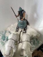 Silver Warrior / 1972 Frazzeta painting (Forgotten Realms of Fantasy) Custom Action Figure