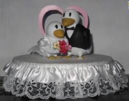 Bird themed Wedding Cake Topper (Self Customs) Custom Diorama / Playset