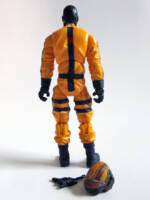 Amos Sungazer - Racing Pilot (Star Wars) Custom Action Figure [Rear View]