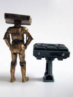 DJ-3P0 – Droid Musician (Star Wars) Custom Action Figure [Rear View]