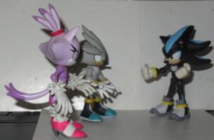 Mephiles the Dark (first form) (Sonic) Custom Action Figure