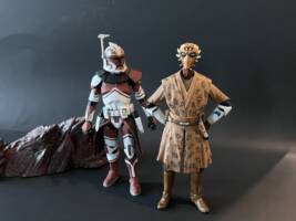 Captain Keeli (Star Wars Clone Wars) Custom Action Figure [Full body view]