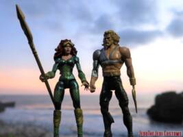 Mera (Aquaman) Custom Action Figure [Mera custom action figure with Aquaman]
