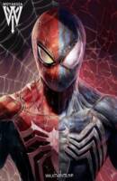 Symbiote Takeover Spider-Man (Marvel Civil War) Custom Action Figure