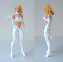 Emma Frost with swappable bodies (Marvel Legends) Custom Action Figure