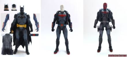 Red Hood (Batman) Custom Action Figure [Red Hood custom action figure before and after]