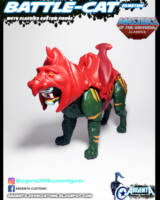 Battle-Cat Origins Filmation (Masters of the Universe) Custom Action Figure